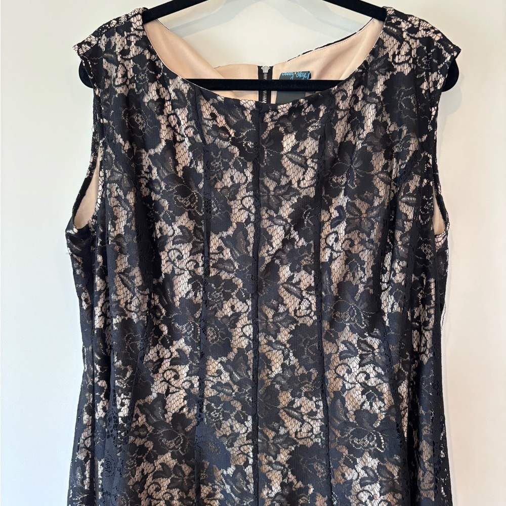 Black Lace Cocktail Dress.